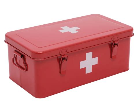 metal tin first aid box|external first aid box.